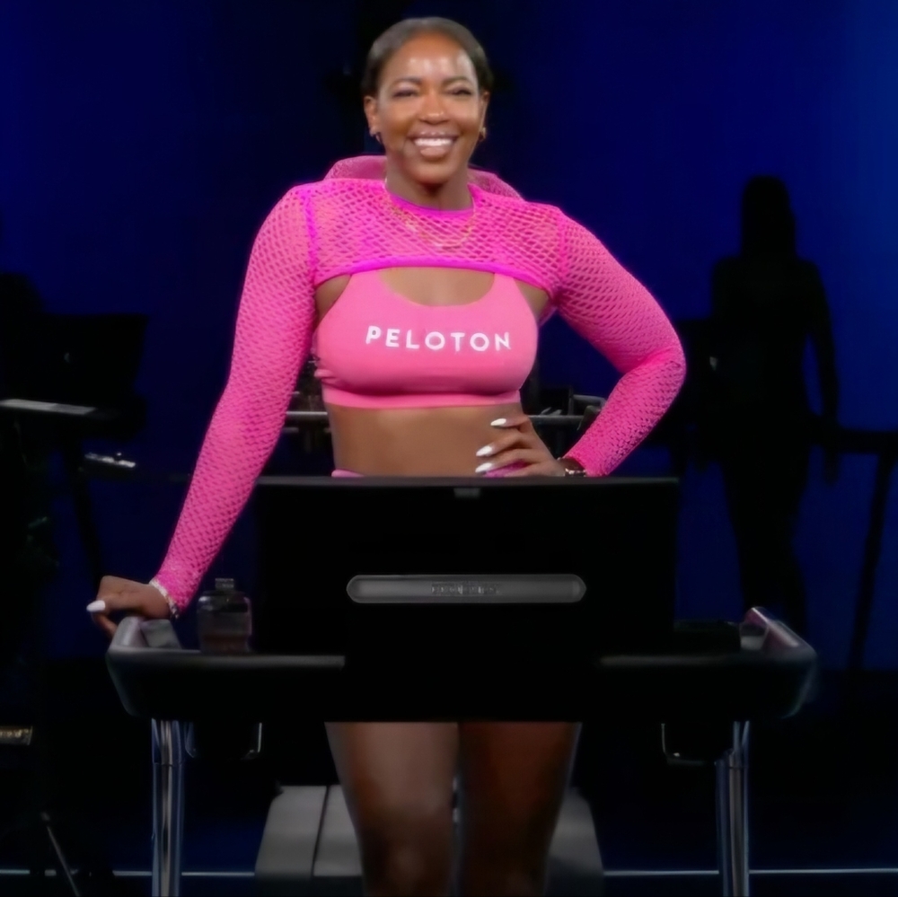 Brittany Allen Fuschia Micro Mesh Long Sleeve Crop Top, Size XL, NWT